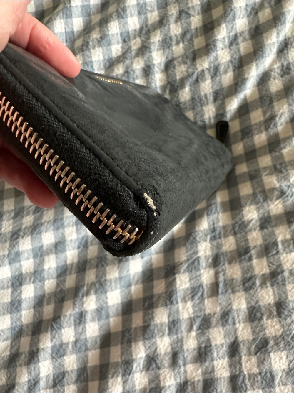 Miu miu black leather zipper wallet - Picture 5 of 7